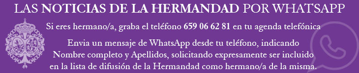 whatsapp de la Hermandad