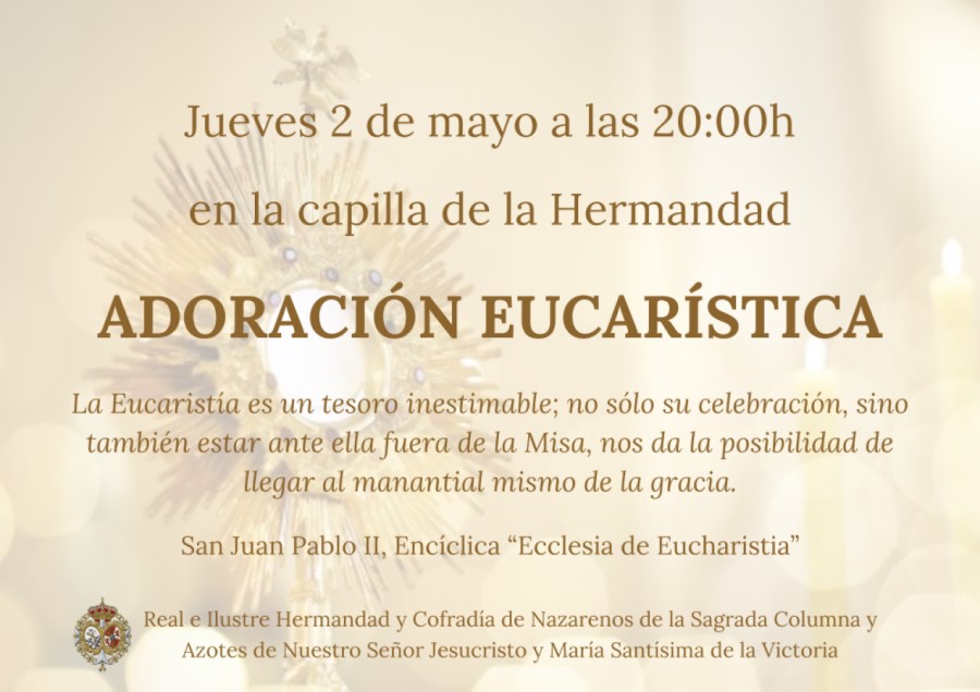 adoración eucarística mayo 24