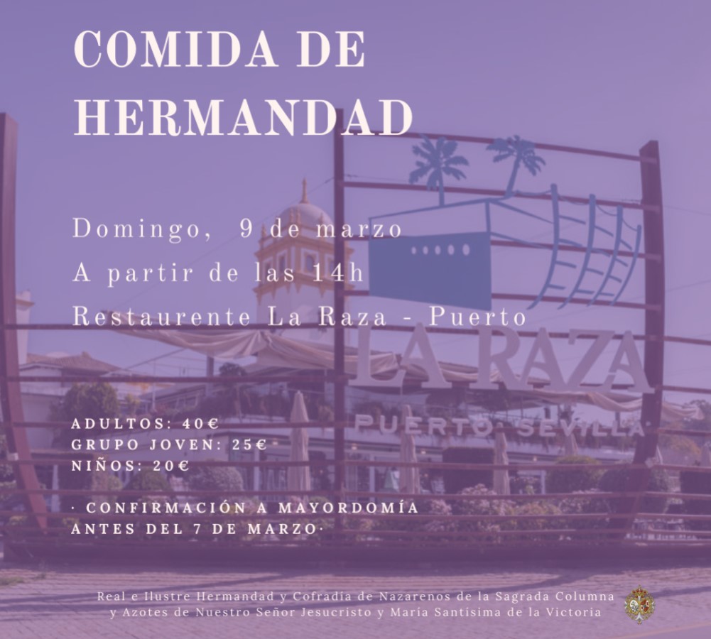 comida hermandad 2025